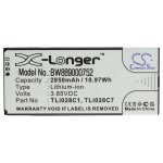 Vhbw batterie compatible avec alcatel 1b 2020 ot - 5002x t�l�phone portable (2850mah, 3, 85v, li - ion) ...
