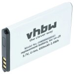 Vhbw batterie compatible avec alcatel lucent 8242 dect t�l�phone portable (650mah, 3, 7v, li - ion)