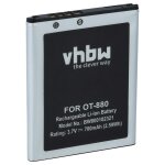 Vhbw batterie compatible avec alcatel one touch ot - 907, ot - 907d, ot - 907n, ot - c60, ot - a392g, ...
