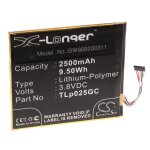 Vhbw batterie compatible avec alcatel one touch pixi 4 7. 0 4g smartphone (2500mah, 3, 8v, li - polym�re) ...