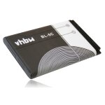 Vhbw batterie compatible avec avus c12, c22 smartphone (700mah, 3, 7v, li - ion)