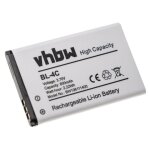 Vhbw batterie li - ion pour nokia x2, x2 - 00, remplace les batteries nokia bl - 4c