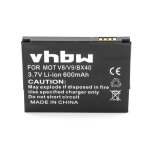 Vhbw batterie compatible avec motorola razr2, razr2 v8, razr2 v8 luxury, razr2 v9m, razr2 v9x, q9h t�l�phone ...
