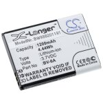Vhbw batterie remplace nokia bv - 6a pour smartphone (1200mah, 3, 7v, li - ion)