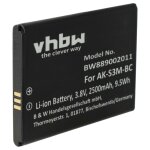 Vhbw batterie remplacement pour emporia ak - s3m - bc pour t�l�phone portable senior (2500mah, 3, 8v, ...