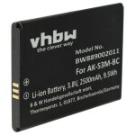 Vhbw batterie remplacement pour emporia ak - s3m pour t�l�phone portable senior (2500mah, 3, 8v, li - ...