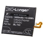 Vhbw batterie remplacement pour lg eac64518901, bl - t43 pour t�l�phone portable (3450mah, 3, 85v, li ...