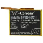 Vhbw batterie remplacement pour motorola kv30, sb18c40007 pour t�l�phone portable (1100mah, 3, 8v, li ...