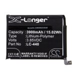 Vhbw batterie remplacement pour nokia lc - 440 pour smartphone (3900mah, 3, 85v, li - polymre)