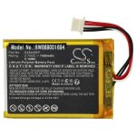 Vhbw batterie remplacement pour polar g484466p pour gps compteur de vlo (1400mah, 3, 7v, li - polymre) ...