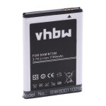 Vhbw batterie compatible avec samsung intercept m910, r880 smartphone (1700mah, 3, 7v, li - ion)