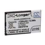 Vhbw batterie compatible avec sonocaddie golf gps v350, v500 appareil gps de navigation de golf (1700mah, ...