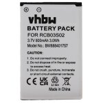 Vhbw batterie compatible avec swisstone bbm 300, bbm 320, bbm 400, bbm 310, bbm 320c t�l�phone portable ...