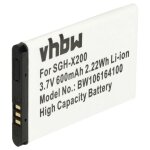 Vhbw batterie t�l�phone portable (600 mah, 3, 7 v, li - ion) compatible avec samsung sgh - m110, sgh ...