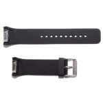 Vhbw bracelet de rechange noir taille l, large pour smartwatch bracelet de fitness samsung galaxy gear ...