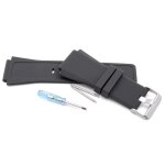 Vhbw bracelet tpe 12. 8cm + 8. 9cm compatible avec sony smartwatch 2 sw2 montre connect�e - noir