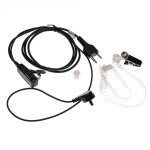 Vhbw casque d'�coute avec microphone push to talk compatible avec icom ic - x21et, ic - x2a, ic - x2e, ...