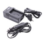 Vhbw chargeur de batterie compatible avec canon legria fs10, fs100, fs11, fs19, fs20 cam�ra, dslr, action ...