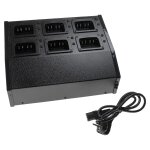 Vhbw chargeur de batterie compatible avec motorola pmnn4544a batterie de radio, talkie walkie (station) ...