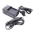 Vhbw chargeur de batterie compatible avec panasonic lumix dmc - fx78k, dmc - fx78n camra, dslr, action ...
