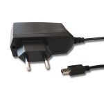 Vhbw chargeur mini - usb 1, 0 a / 5v compatible avec asus p525, p535 smartphone, tablette, lecteur mp3, ...
