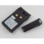 Vhbw li - ion batterie 1400mah (7. 4v) avec clip de ceinture pour radio talkie - walkie wouxun kg - 679, ...