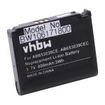Vhbw li - ion batterie 800mah 3. 7v pour t�l�phone smartphone samsung gt - m6710 beat disc, gt - s3310, ...