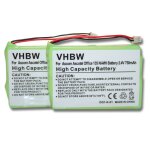 Vhbw set de 2 batteries 750mah pour tlphone fixe sans fil ascom ascotel office 135, office 135pro, ...
