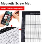 Vis m�moire tapis blanc magn�tique travail m�moire pad t�l�phone mobile r�paration outils paume taille ...