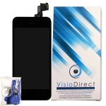 Visiodirect ecran complet tout assembl pour iphone 5s noir tlphone portable vitre tactile + ecran ...