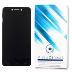 Visiodirect� ecran complet pour asus zenfone 3 live zb501kl x00fd noir 5. 0  t�l�phone portable vitre ...