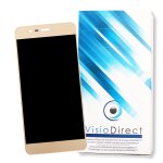 Visiodirect� ecran complet pour asus zenfone 3 max zc520tl or t�l�phone portable vitre tactile + ecran ...