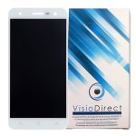 Visiodirect� ecran complet pour asus zenfone 3 ze520kl z017da 5. 2  blanc t�l�phone portable vitre tactile ...