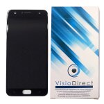 Visiodirect� ecran complet pour asus zenfone 4 selfie zd553kl x00ld t�l�phone portable noir vitre tactile ...