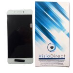 Visiodirect ecran complet pour huawei honor 6c blanc 5. 0  telephone portable vitre tactile + ecran ...