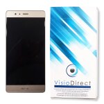 Visiodirect ecran complet pour huawei p9 or dor 5. 2  tlphone portable vitre tactile + ecran lcd ...