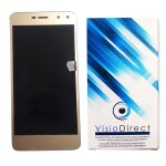 Visiodirect� ecran complet pour huawei y6 2017 5  telephone portable or dor� vitre tactile + ecran lcd ...