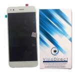 Visiodirect� ecran complet pour huawei y6 pro 2017 5  telephone portable blanc vitre tactile + ecran ...
