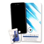 Visiodirect ecran complet pour iphone 7 noir vitre tactile + ecran lcd sur chassis de telephone portable ...
