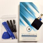 Visiodirect� ecran complet pour ipod nano 6 noir vitre tactile + ecran lcd + outil