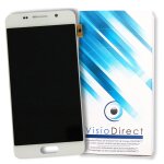 Visiodirect� ecran complet pour samsung galaxy a3 2016 sm - a310f t�l�phone portable blanc vitre tactile ...