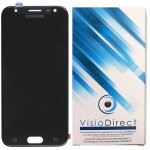 Visiodirect� ecran complet pour samsung galaxy j3 2017 sm - j330f t�l�phone portable noir vitre tactile ...