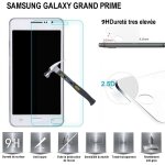 Vitre protection d'ecran en verre tremp� incassable tempered glass - samsung galaxy grand prime