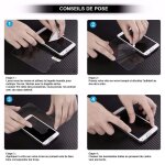 Vitre de protection intgrale en verre tremp pour iphone 14 plus - lot de 3