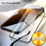 Vitre de protection intgrale en verre tremp pour iphone se 2022
