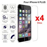 Vitre de protection en verre tremp� pour iphone 6 plus / 6s plus - lot de 4