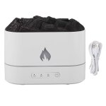 Volcano aroma diffuseur 7 couleurs lumi�res brume fine flamme simul�e minuterie intelligente 250ml r�servoir ...