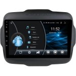 Vornixorsarlshop - autoradio android 13 avec �cran tactile de 9  , 8 c?urs, 4 go + 64 go, pour jeep renegade ...