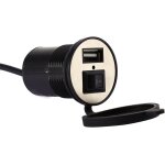 Vornixorsarlshop - chargeur de t�l�phone moto 12 - 24v avec interrupteur charge rapide chargeur voiture ...