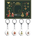 Vornixorsarlshop - localisateur d'objets de cl� joyeux no�l - 4pcs anti - perte t�l�phone chercheur alarme ...